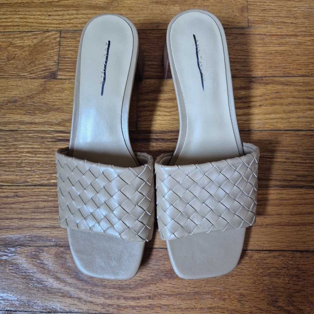 Woven Slide Sandals in Beige - Women - Picture 6 of 13